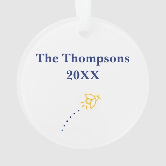 Firefly Nights Acrylversiering Ornament (achterkant)