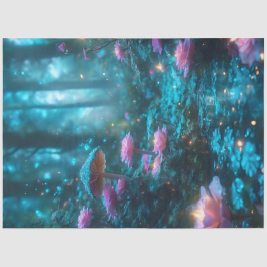 Firefly Paddenstoel Forest Tissue Paper Tissuepapier (Voorkant)