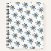 Firefly (patroon wit) - Notitieboek (Voorkant)