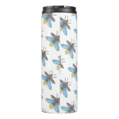 Firefly (patroon wit) - Thermische Tumbler Thermosbeker (Achterkant)