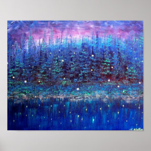 FireFly Reflections-Poster Poster
