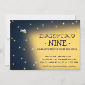 Firefly Sleepover Birthday Invitation, kaart (Voorkant)
