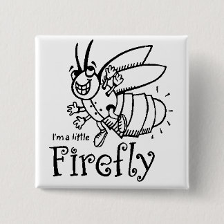 Firefly Square Pin Vierkante Button 5,1 Cm