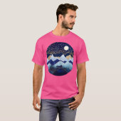Firefly Stars Baseball Sleeve T-shirt (Voorkant volledig)