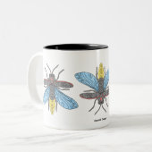 Firefly - Tweekleurige mok (Voorkant links)