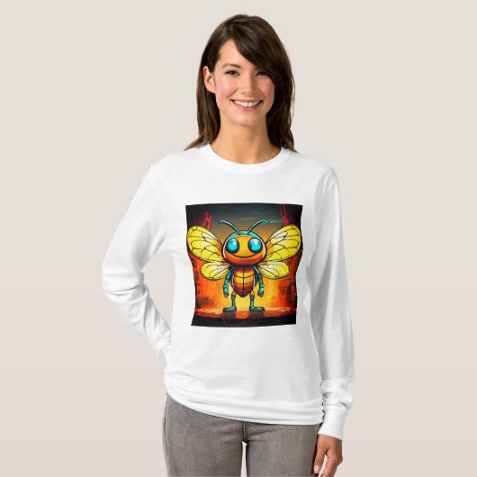 Firefly Vector illustratie T-shirt (Voorkant volledig)