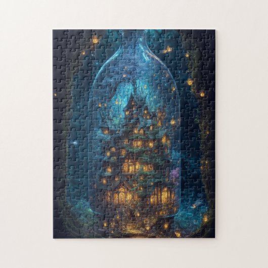 Firefly Village | Fantasy Digital Art Legpuzzel (Verticaal)