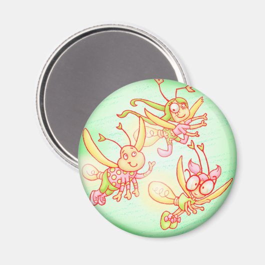 Firefly vrienden groene magneet (Voorkant / Achterkant)