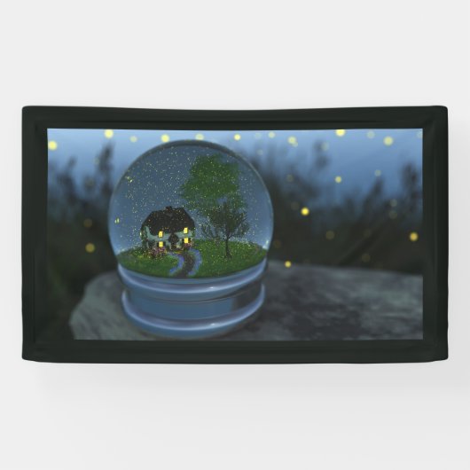 Firefly Wereldbol Banner (Horizontaal)