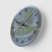 Firefly Wereldbol Clock Ronde Klok (Hoek)