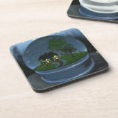 Firefly Wereldbol Cork Onderzetters (Linkerzijde)