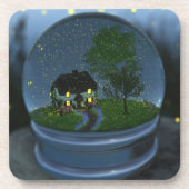 Firefly Wereldbol Cork Onderzetters (Voorkant)