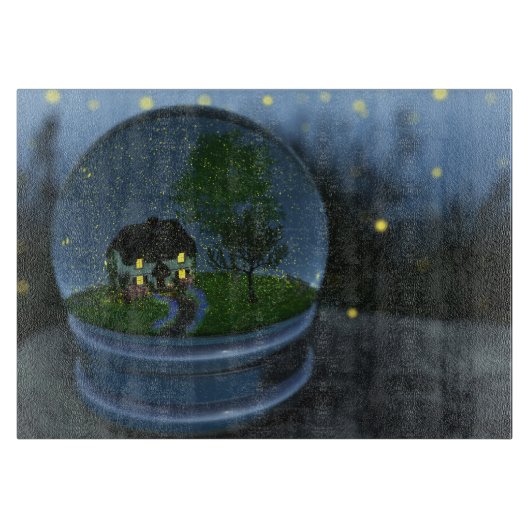 Firefly Wereldbol Cutting Board Snijplank (Voorkant)