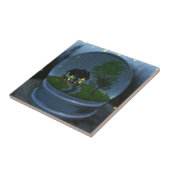 Firefly Wereldbol Decorative Tile Tegeltje (Zijkant)