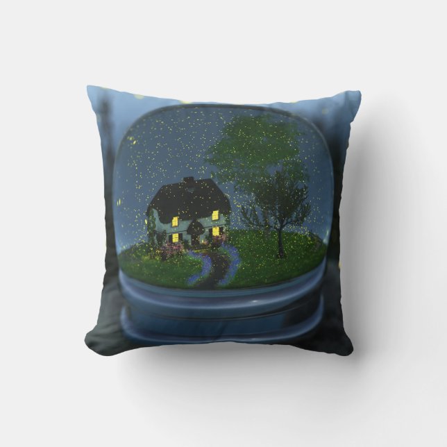Firefly Wereldbol Pillow Kussen (Voorkant)