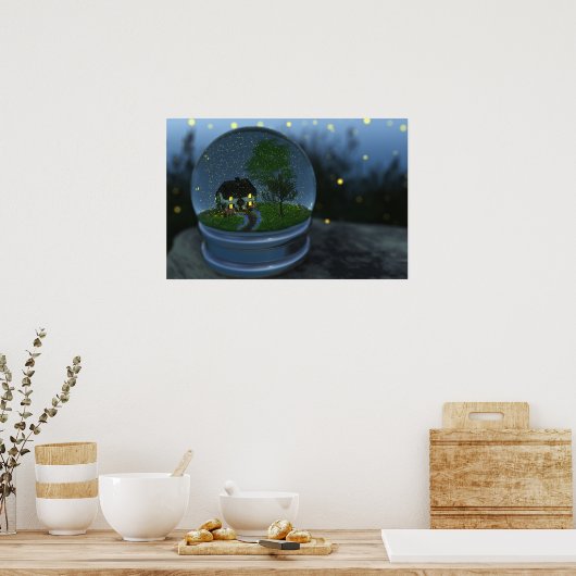 Firefly Wereldbol Print (Keuken)