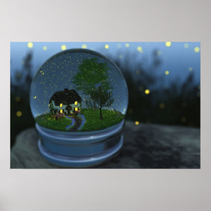 Firefly Wereldbol Print