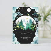 Firefly Whimsy Woodland Verjaardag Bedankkaart (Staand voorkant)