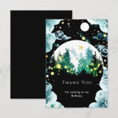 Firefly Whimsy Woodland Verjaardag Bedankkaart (Voorkant / Achterkant)