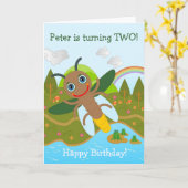 Firefly Wishing Happy Birthday Kaart (Gele Bloem)