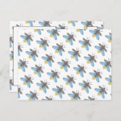 Firefly (wit) - Briefkaart (Voorkant / Achterkant)