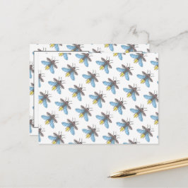 Firefly (wit) - Briefkaart