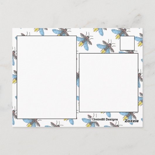 Firefly (wit) - Briefkaart (Achterkant)