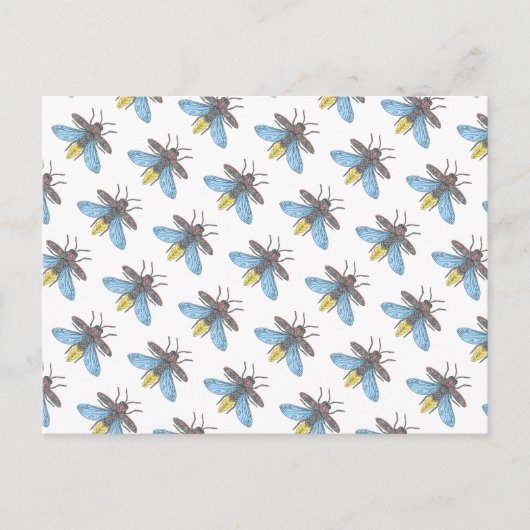 Firefly (wit) - Briefkaart (Voorkant)