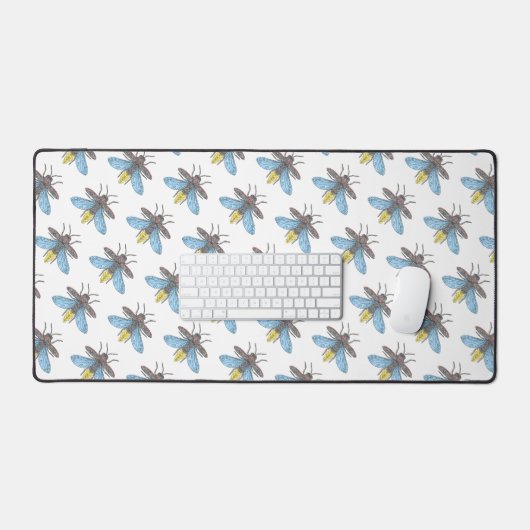 Firefly (wit) - Bureaumat (Keyboard & Muis)