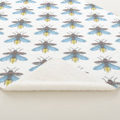 Firefly (wit) - Sherpa Blanket Sherpa Deken (3/4)