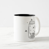 Firefours in a Jar Mok Coffee Tea Cup (Voorkant rechts)