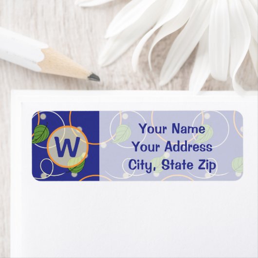 Firefours Over Water Return Address Label (Insitu)