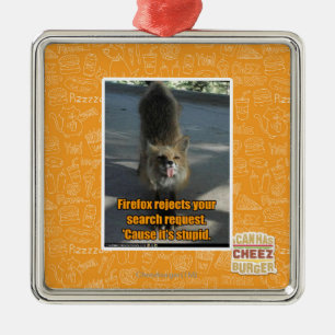 Firefox verwerpt metalen ornament