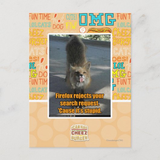 Firefox weigert briefkaart (Voorkant)