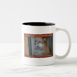 Firefox Windows-Mok Tweekleurige Koffiemok