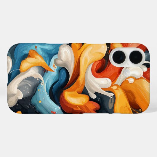 Firefruit Flora Case-Mate iPhone Case (Achterkant (horizontaal))