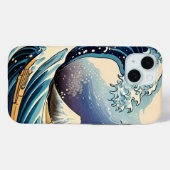 Firehai de grote kanagawa golf Japanse golf kunst Case-Mate iPhone Case (Achterkant (horizontaal))