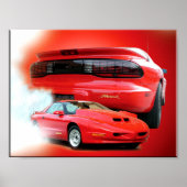 Firehawk Musclecar Poster (Voorkant)