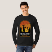 Firehole River Wyoming Fishing T-shirt (Voorkant volledig)