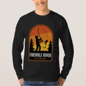 Firehole River Wyoming Fishing T-shirt (Voorkant)