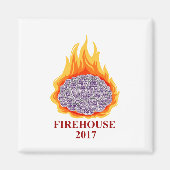 Firehouse 2017 Word Cloud Magnet (Voorkant)