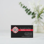 Firehouse Embem toevoegen | Brandweer Visitekaartje (Staand voorkant)