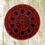 Firehouse Fire Station Fireman Dartboard en Darts Dartbord<br><div class="desc">Het perfecte spelartikel voor de bemanning op het brandweerstation. Zoals getoond voor Fire Station 7 met een van onze favoriete brandweerslogans.. Stuur ons naar de hel, dan zetten we het eruit! Maar tekst is volledig aanpasbaar. Klik op de knop personaliseren om gemakkelijk te veranderen in een zin van je eigen...</div>