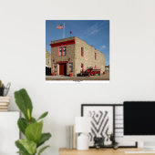 Firehouse, Goldfield, Nevada Poster (Thuiskantoor)