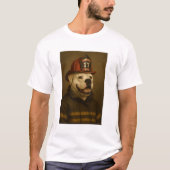Firehouse Hero: De Pup van Motor 17 T-shirt (Voorkant)