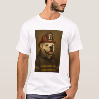 Firehouse Hero: De Pup van Motor 17 T-shirt