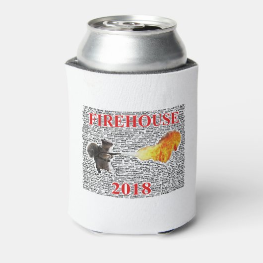 Firehouse Koelbox met Word Cloud Blikjeskoeler (Blikje Achterkant)