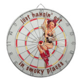 Firehouse PinUp Fireman's Dartboard Dartbord (Voorkant)