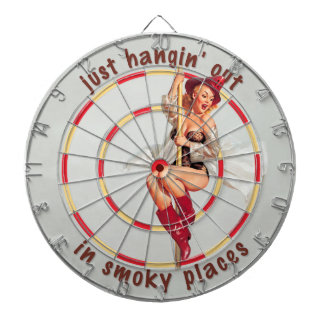 Firehouse PinUp Fireman's Dartboard Dartbord