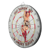 Firehouse PinUp Fireman's Dartboard Dartbord (Voorkant Rechts)